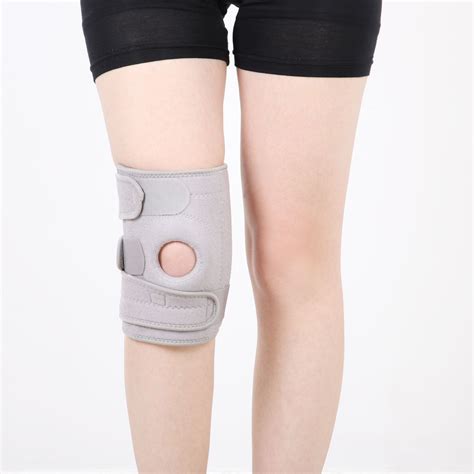 户外运动护具男女运动护膝 硅胶减震可调节骑行保暖护膝 厂家定制-阿里巴巴