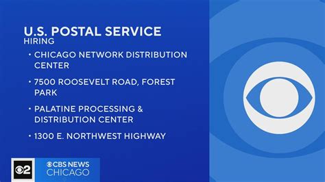 USPS hiring Forest Park and Palatine Processing Centers - CBS Chicago