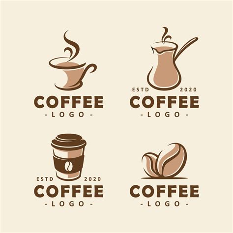 Set of coffee logo design template. Vector coffee shop labels. 6870481 ...