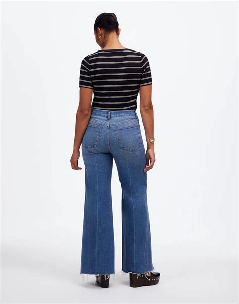The Curvy Flared Wide-Leg Crop Jean | Madewell
