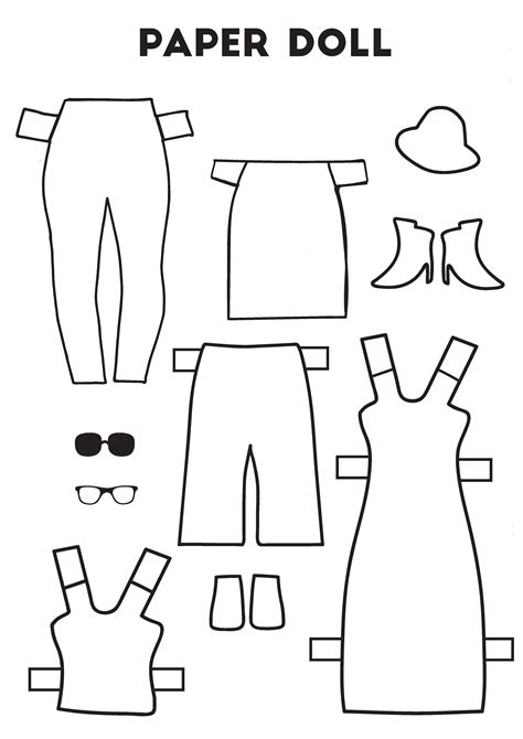 Printable Paper Doll Templates | Make Your Own Paper Dolls