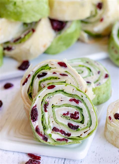 Turkey Cranberry Pinwheels - Mom On Timeout