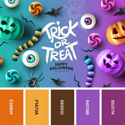 32 Halloween Color Palettes for Spooky Designs | Color Meanings