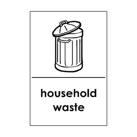 Image result for Household Garbage Sign