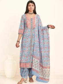 Jashn Raima Set Of Kurta Salwar Pants Dupatta – InduBindu