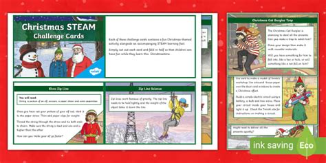 *Christmas STEAM Challenge Cards*