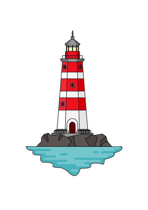 Image result for Lighthouse Drawing Tutorial