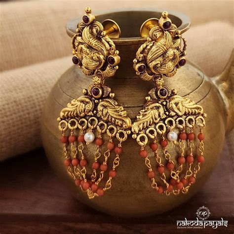 Silver Gold Plated Earrings – Nakoda Payals