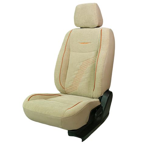 Comfy Z-Dot Fabric Car Seat Cover For Toyota Hyryder with Free Set of ...