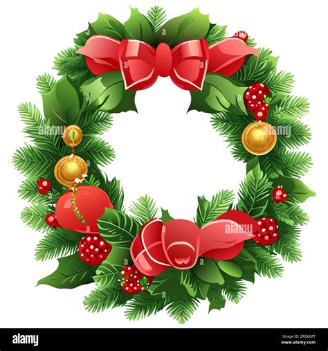Christmas Wreath Images Clip Art
