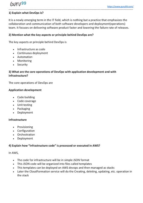 Devops-interview-questions - 1) Explain what DevOps is? It is a newly ...