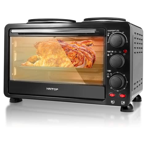 Haitop 20 Quarts Kitchen Convection Oven 1500 Watt Countertop Turbo ...