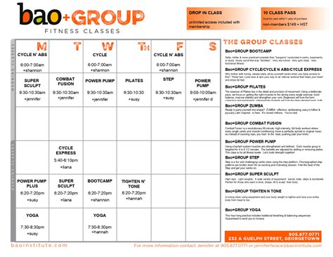 Group Fitness Classes Georgetown | Yoga, Pilates, HIIT