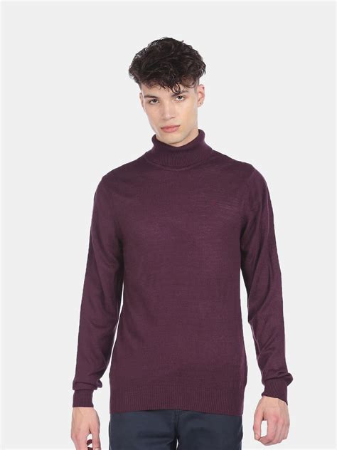 Buy Arrow Sport Men Purple Sweaters - Sweaters for Men 18412868 | Myntra