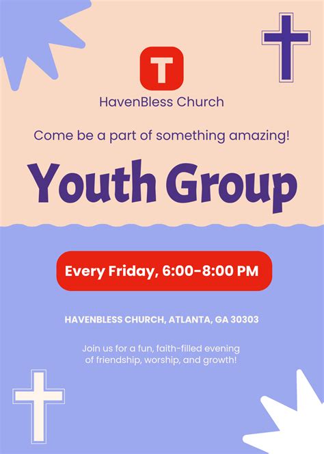 Church Youth Group Invitations Free Youth Church Invitation Template