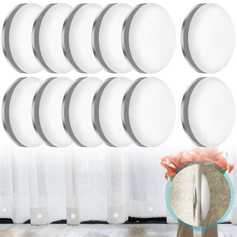 Gpoty 12 Pairs Magnetic Shower Curtain Weights Waterproof Reusable ...