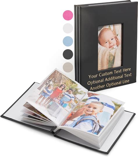 Amazon.com: Promot Personalized Photo Album with Pockets- Custom Photo ...