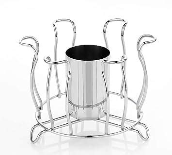 Buy MAA CREATIONS Stainless Steel 6 Glass and Spoon Organizer/Glass ...