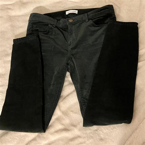 “Moss Green” Loft corduroy pants, size 4. Skinny fit. - Depop