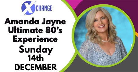 Amanda Jayne – Ultimate 80’s Experience, 31-33 Grosvenor Road, DE5 3JE ...