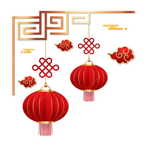 Chinese Lanterns For A Happy Lunar New Year Vector, Chinese Lantern ...
