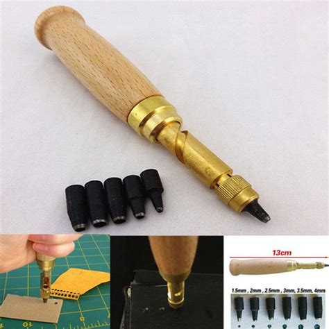 Manual Pressed Leather Craft DIY Tool For Sewing Leather Belt Strap ...