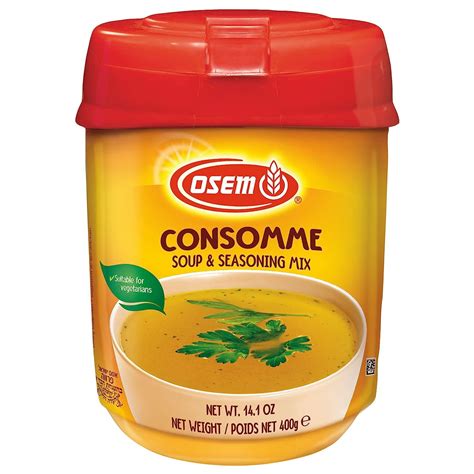 Osem Chicken Consumme Powder - Instant Clear Chicken-Flavored Soup for ...