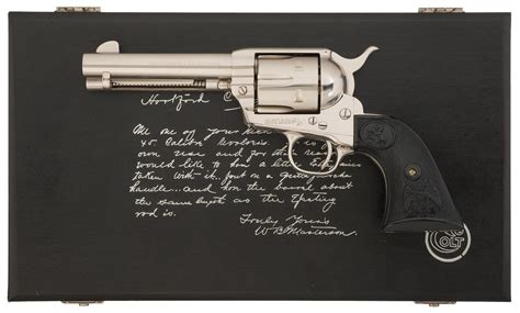 Cased Colt Lawman Series Bat Masterson Single Action Army | Rock Island ...