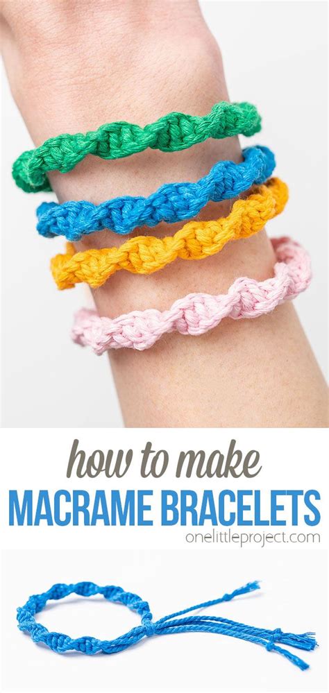 Image result for Simple Macrame Bracelet Tutorial