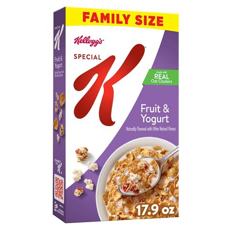 Kellogg's Special K Breakfast Cereal, Fiber Cereal, Family Breakfast ...