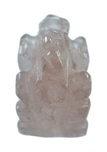 Buy Rose Quartz Ganesha (8.99 Grams), Quartz Ganapathi Idol, Gift ...