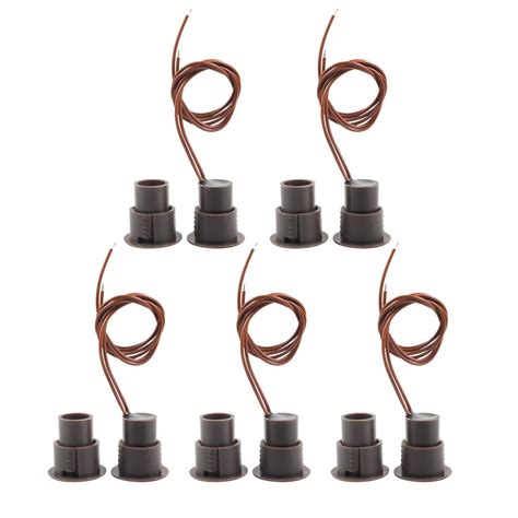 Recessed Door Contacts NC Security Alarm Window Sensors with Magnetic ...