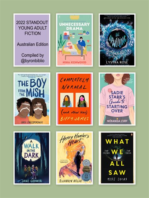 2022 Standout Young Adult Books (Australian Edition) - Byron Bibliotherapy