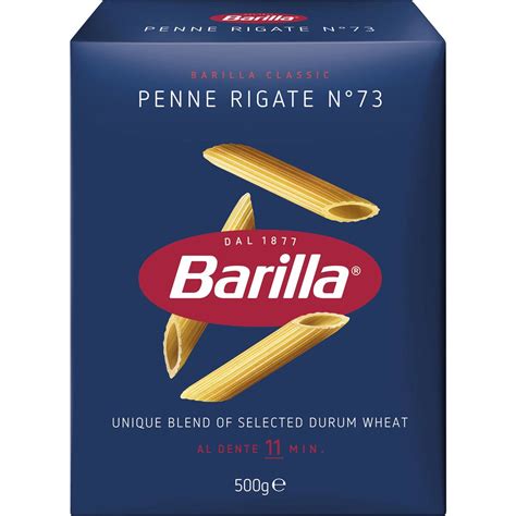 Barilla Penne Rigate Pasta No 73 500g | Woolworths