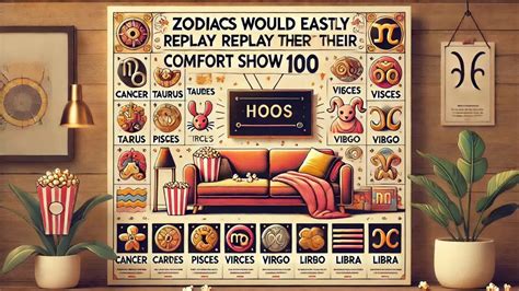 Zodiac signs that would easily replay their comfort show 100 times