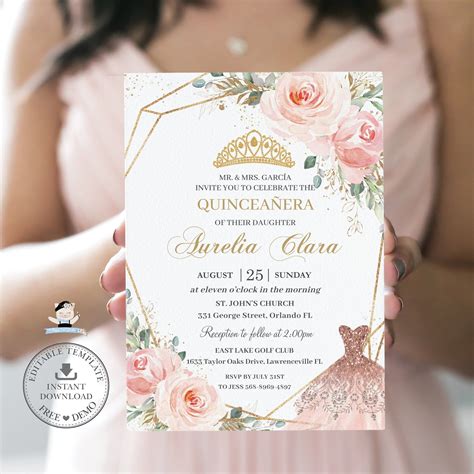 Fonts For Quinceanera Invitations at Cathy Adler blog