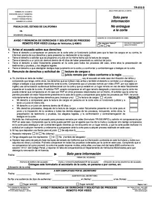 CA TR-510 S 2013-2026 - Complete Legal Document Online