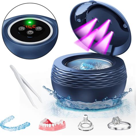 Amazon.com: CXRUY Ultrasonic Retainer Cleaner - UV Dental Cleaning Pod ...