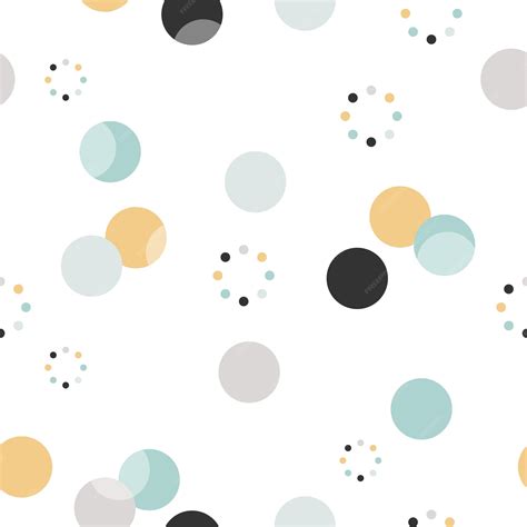 Wzór koła Nowoczesna stylowa tekstura Powtarzająca się kropka okrągła ...