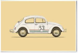 dailyobjects-herbie-fully-loaded-medium-wall-art-print Paper Print ...