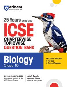 Arihant ICSE Question Bank Chapterwise & Topicwise Class 10 Biology For ...