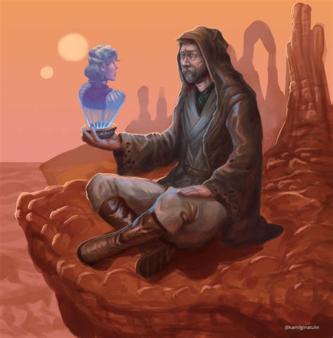 I drew Obi-Wan remembering Satine : r/StarWars