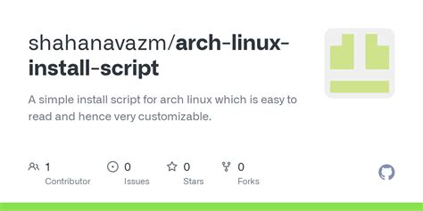 Image result for Arch Linux Install Script