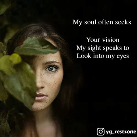 Your vision My sight spea... | Quotes & Writings by OumAli Jol | YourQuote