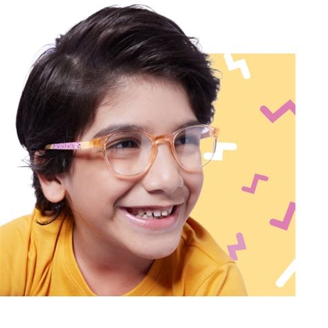 Buy Yellow Transparent Blue Sky Blue Full Rim Rectangle Kids 5-8 yrs ...