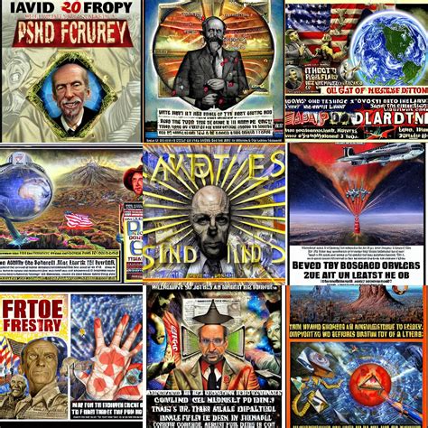 David Dees Conspiracy Poster | Stable Diffusion