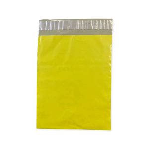 Yellow Courier Bags / Yellow Polymailers - With POD Jacket - 51 Micron