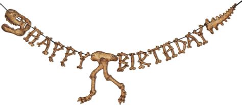 Fossil Dinosaur Happy Birthday Banner – Dinosaur India | Ubuy