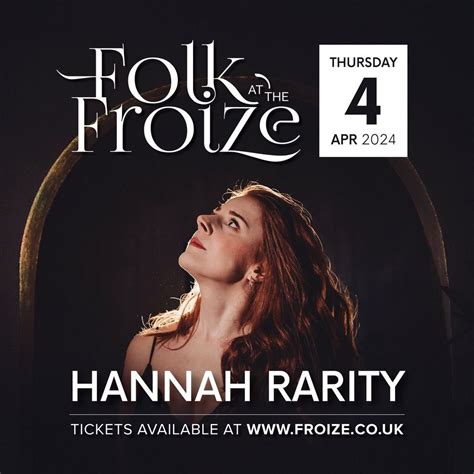 Hannah Rarity - Live at Folk at the Froize, IP12 3PU Woodbridge, United ...