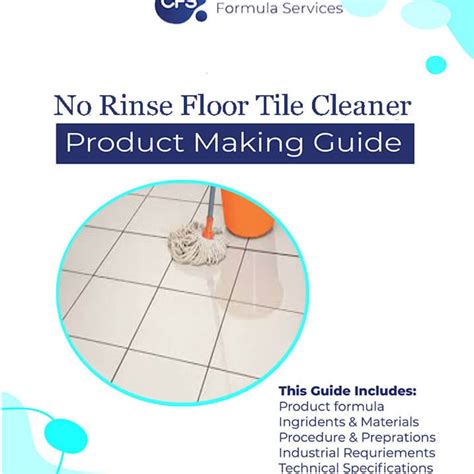 no rinse floor cleaner for tileNo Rinse Floor Cleaner for Tile Formula ...